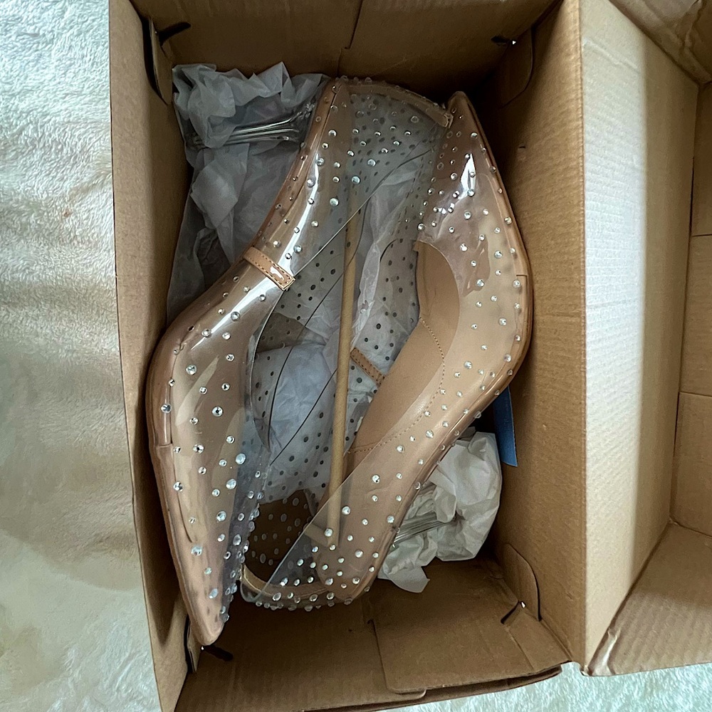 Rhinestone Heels-NWT
